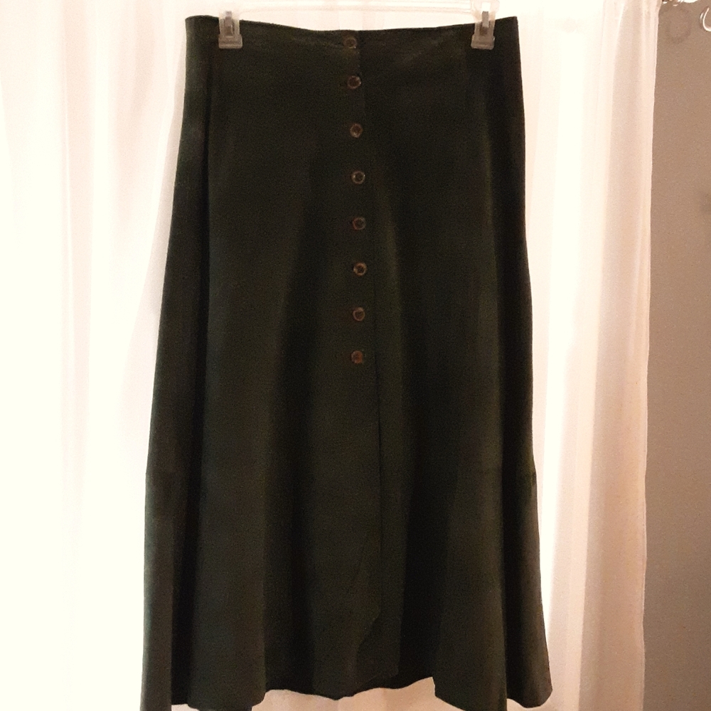 Hasting and Smith, true suede A-line style skirt, size 14